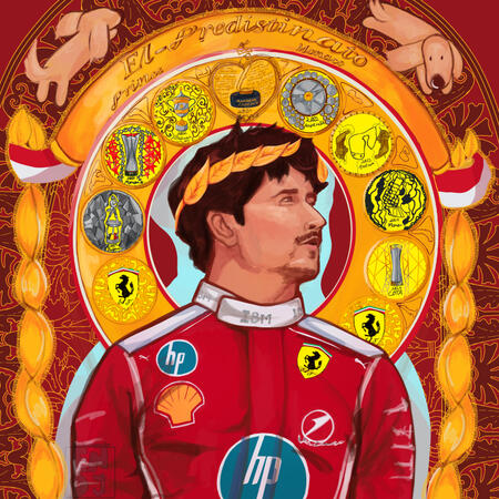 Charles leclerc fanart